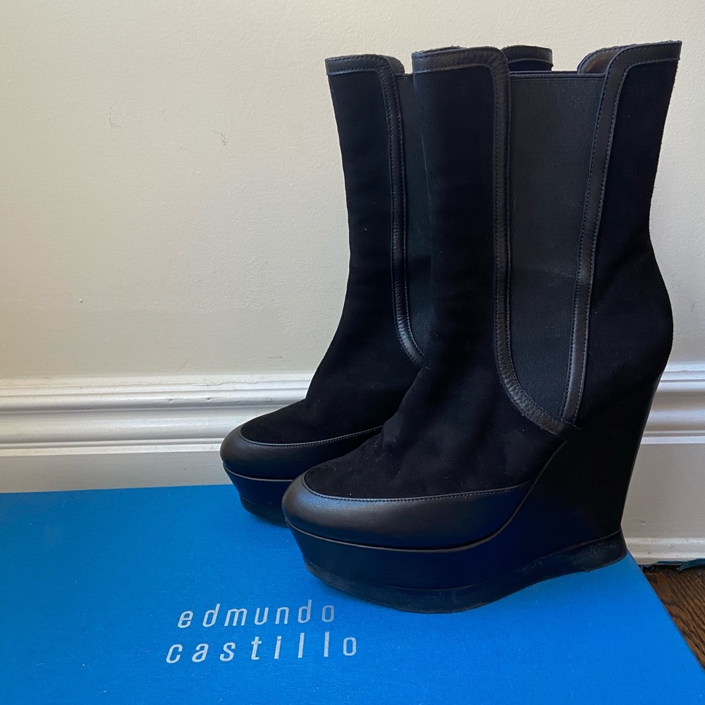 Edmundo Castillo Wedge Boots